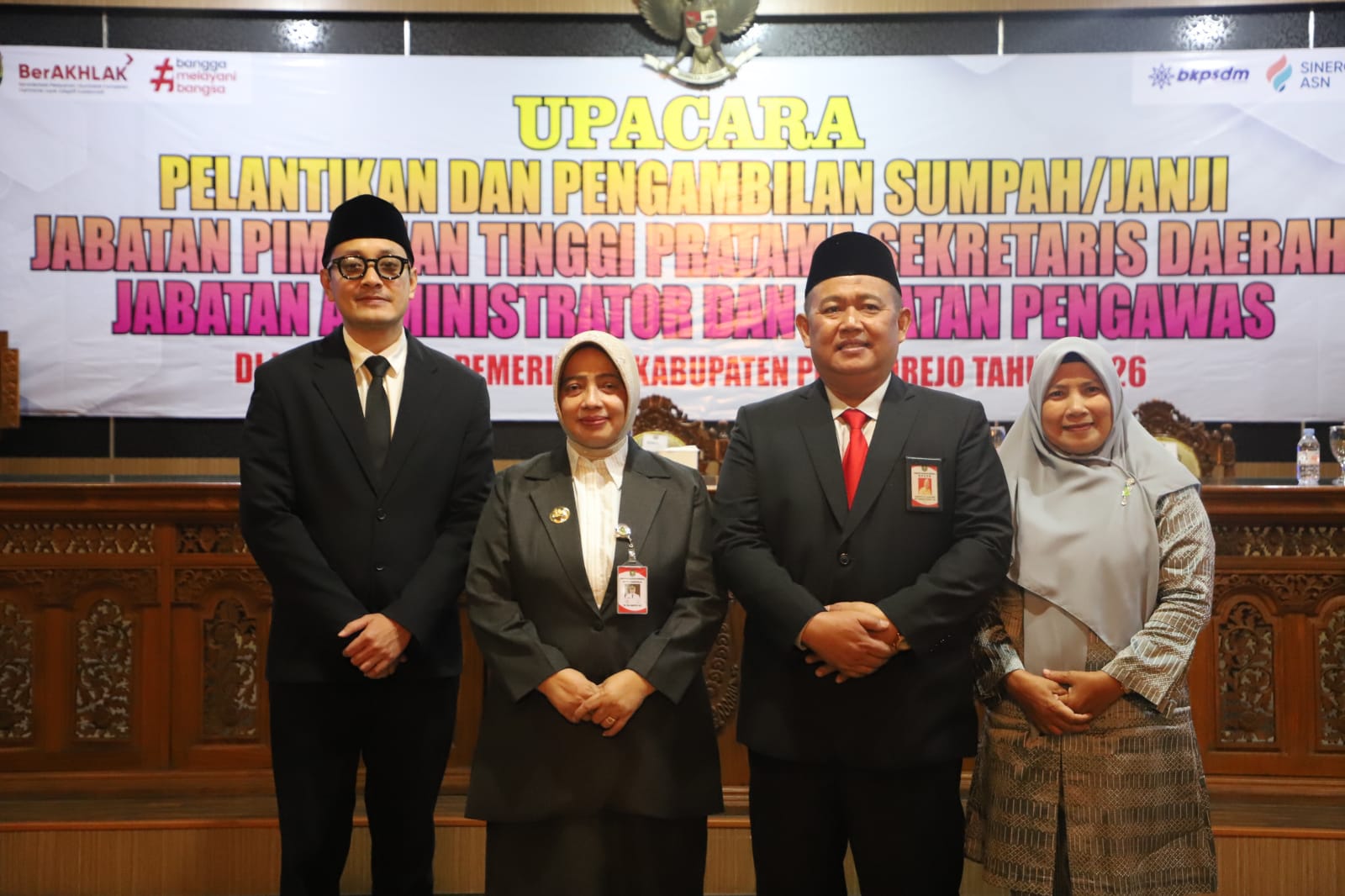 Suranto ST SSos MPA Resmi Jabat Sekda Kabupaten Purworejo