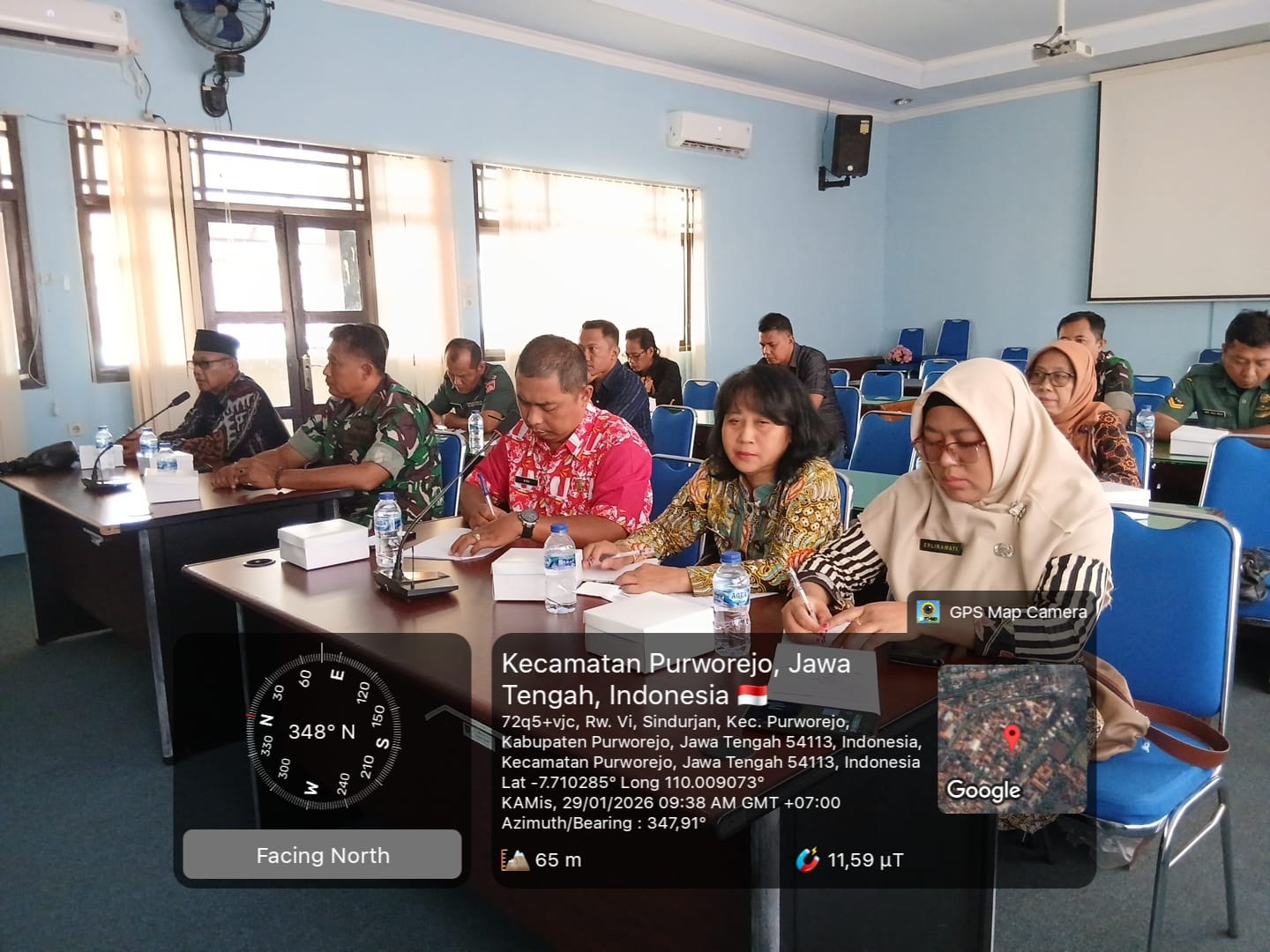 Rapat Koordinasi Pelaksanaan Upacara Pembukaan TMMD Sengkuyung