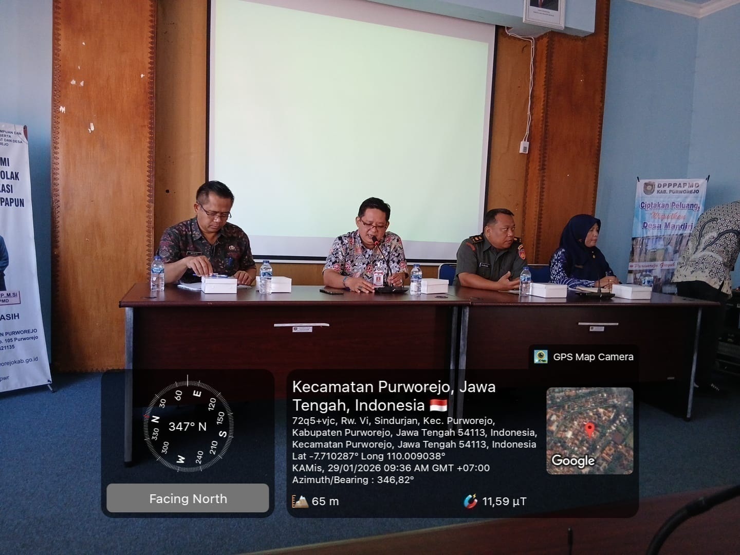 Rapat Koordinasi Pelaksanaan Upacara Pembukaan TMMD Sengkuyung Tahap I Tahun 2026