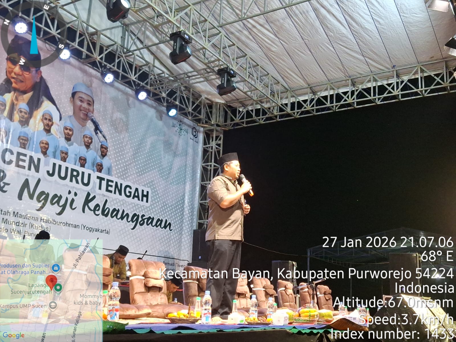 Plt Kabag Kesra Hadiri Sholawat dan Ngaji Kebangsaan GP Ansor Kelurahan Sucenjurutengah