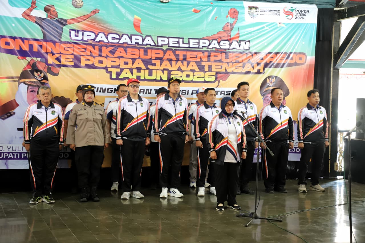 Pelepasan Kontingen Popda Purworejo Menuju Ajang Popda Provinsi